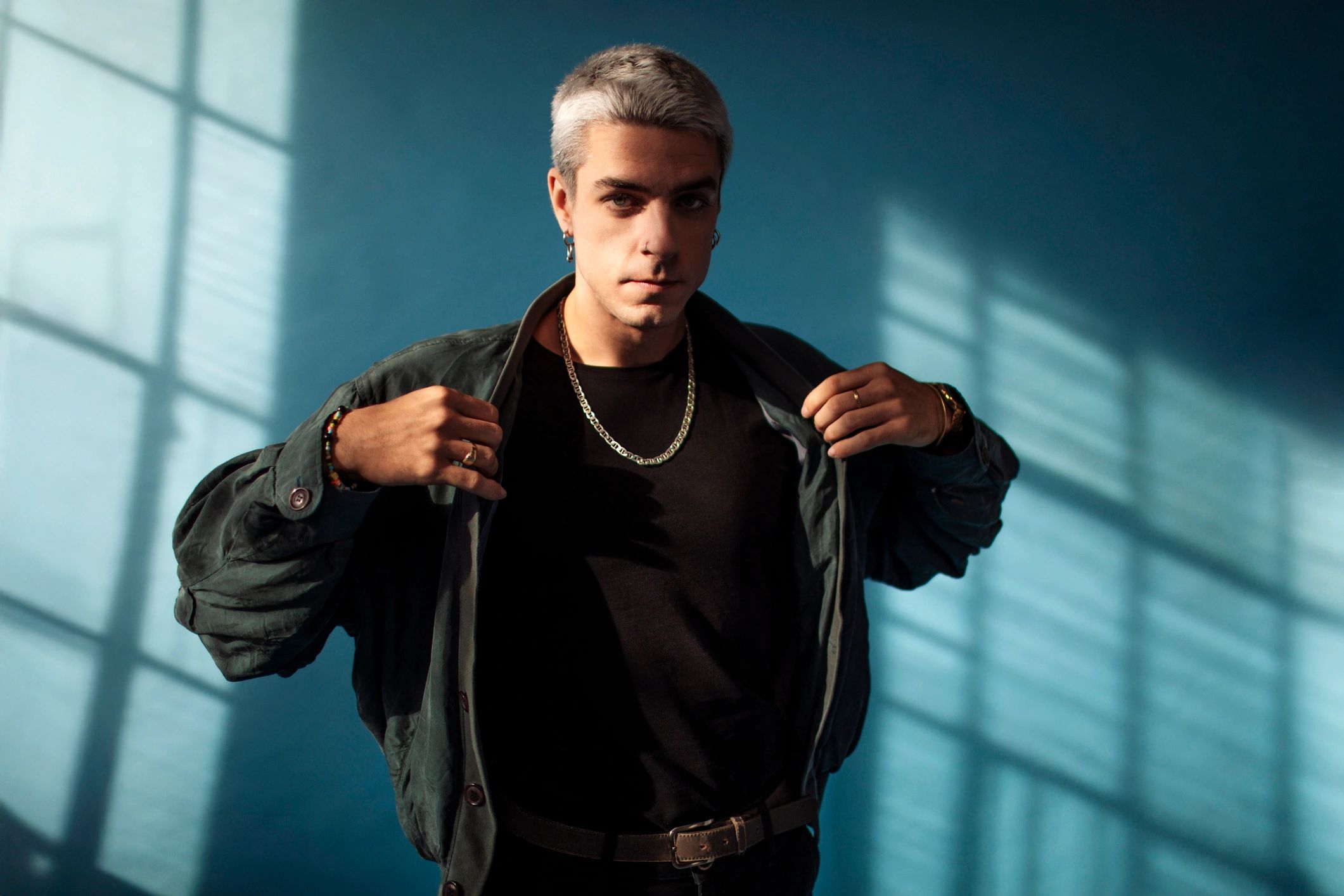 editorial luxury streetwear fashion photography neutral background